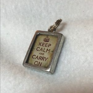 💸 Keep Calm and Carry On Pendant